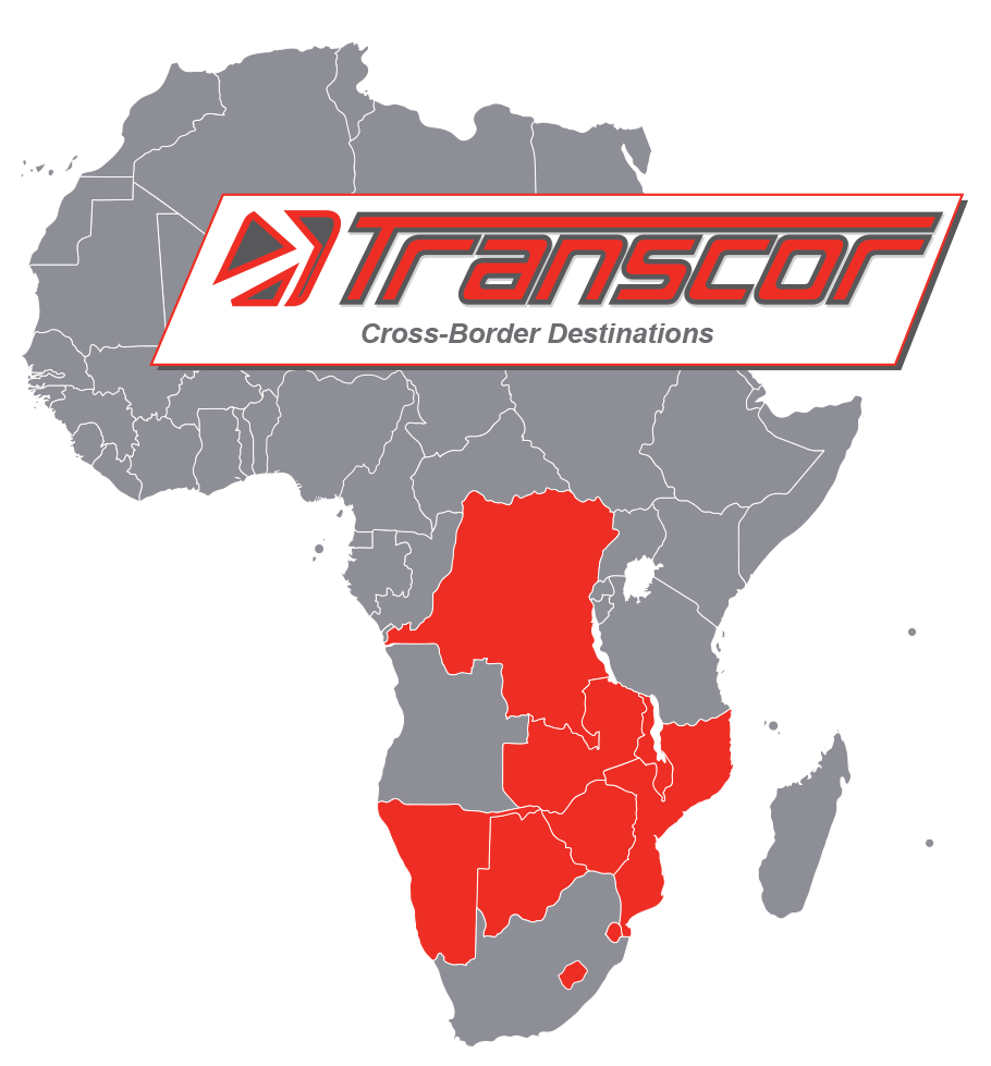 Transcor cross-border destinations map